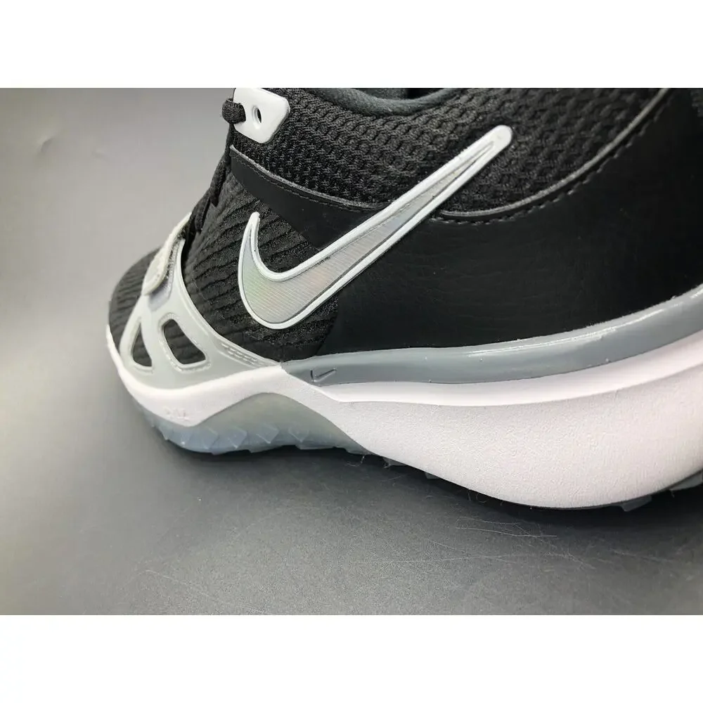 🔥SZ 7 Nike Air Zoom Diamond Elite Turf Black Grey DZ0503-001 Men's